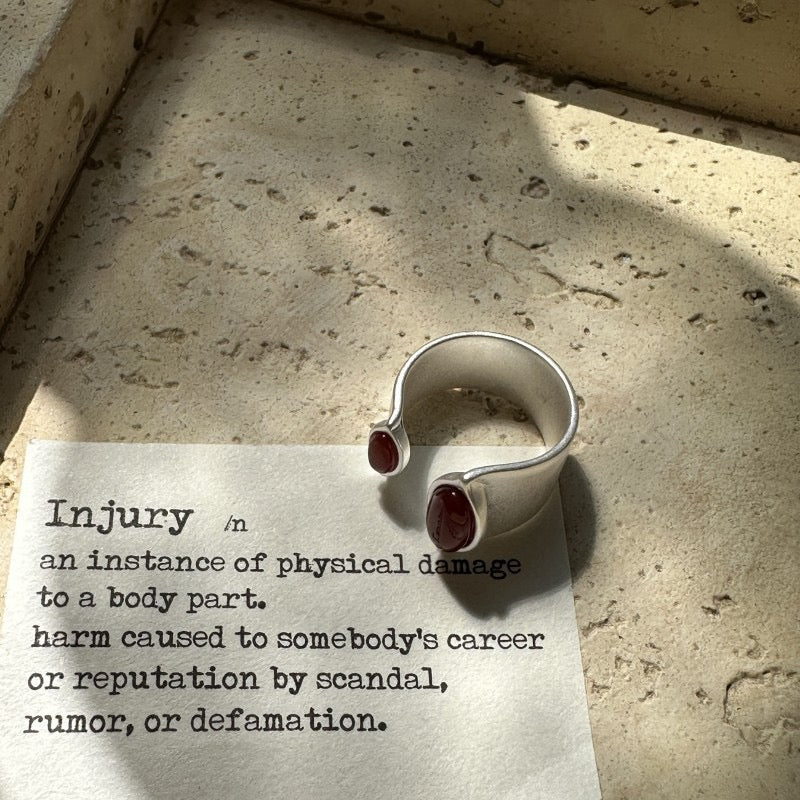 Ring Red Agate