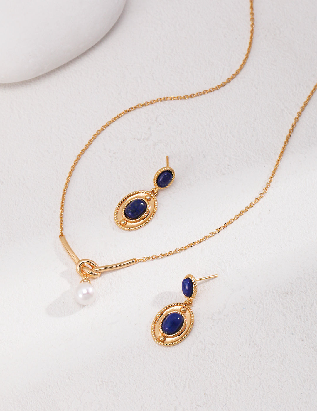 Earring Lapis