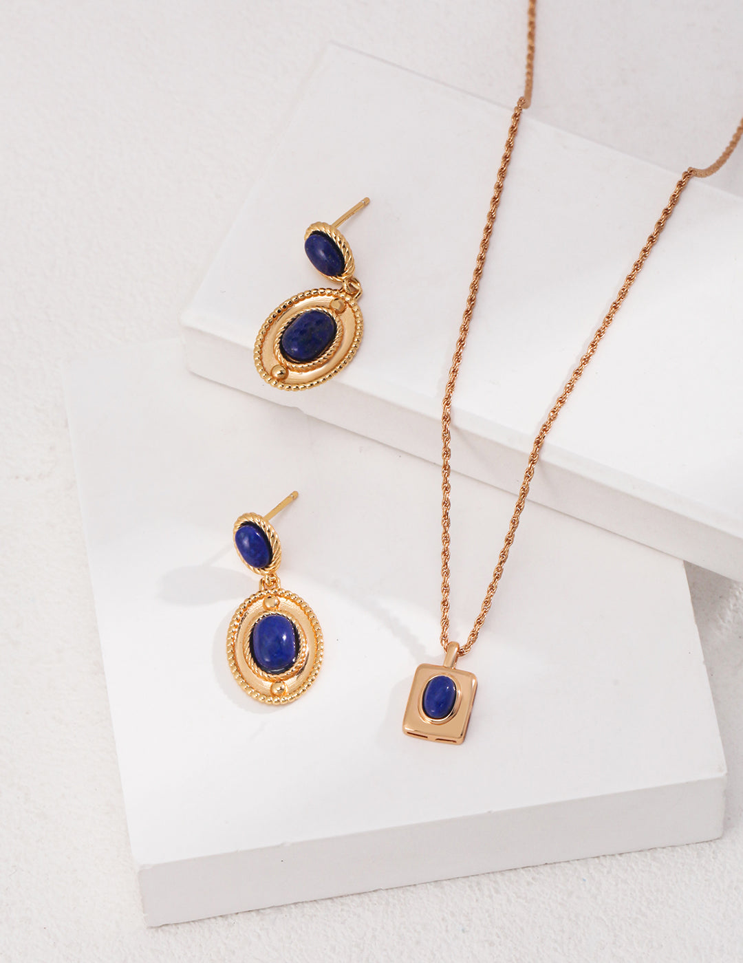 Earring Lapis