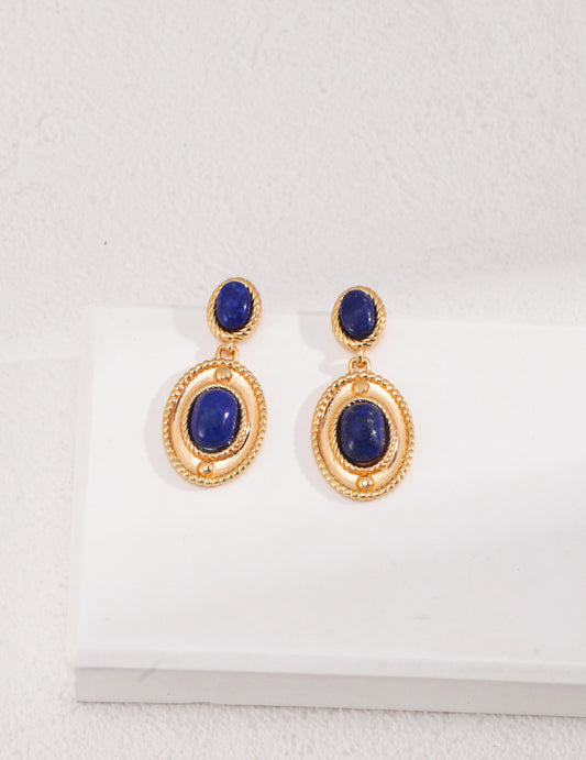 Earring Lapis