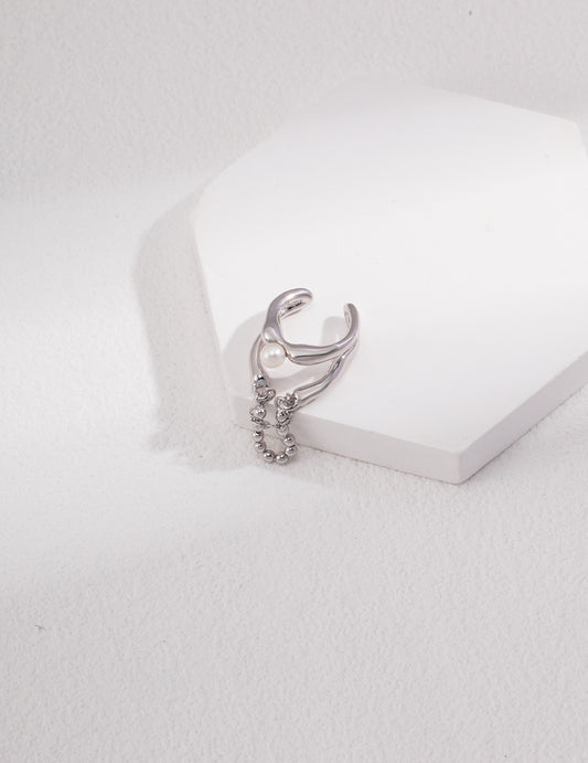 Ear Cuff Pearl Touch