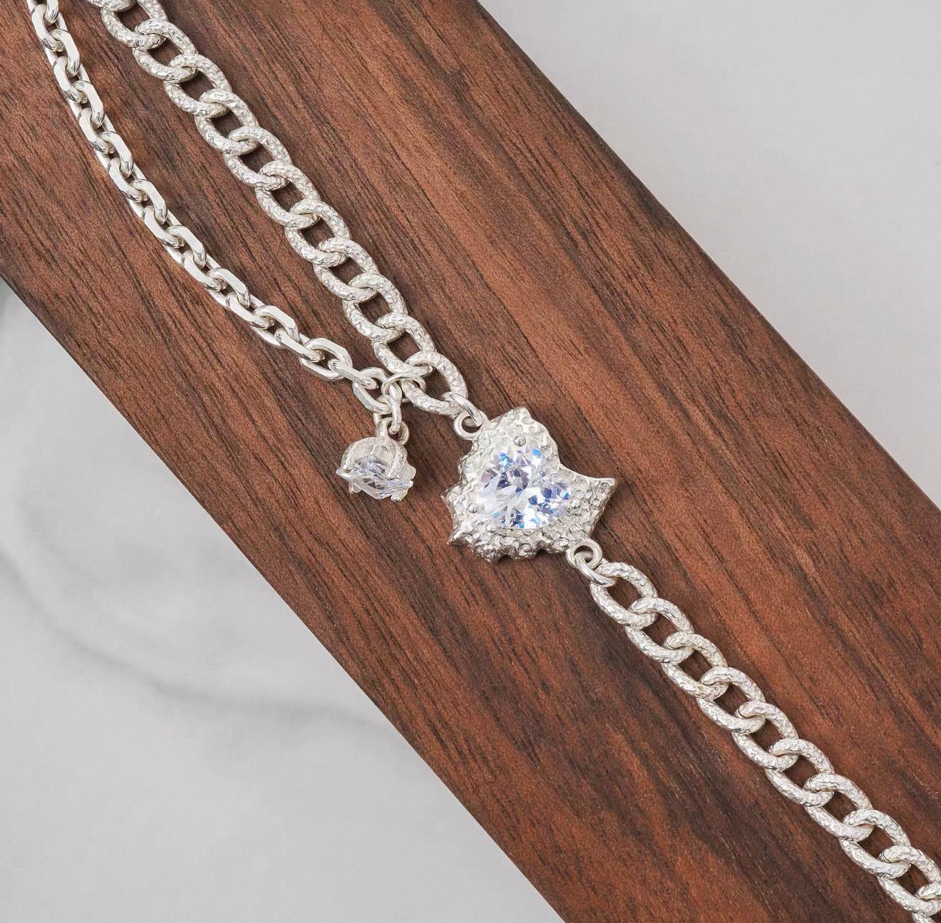 Necklace Melts Heart Side